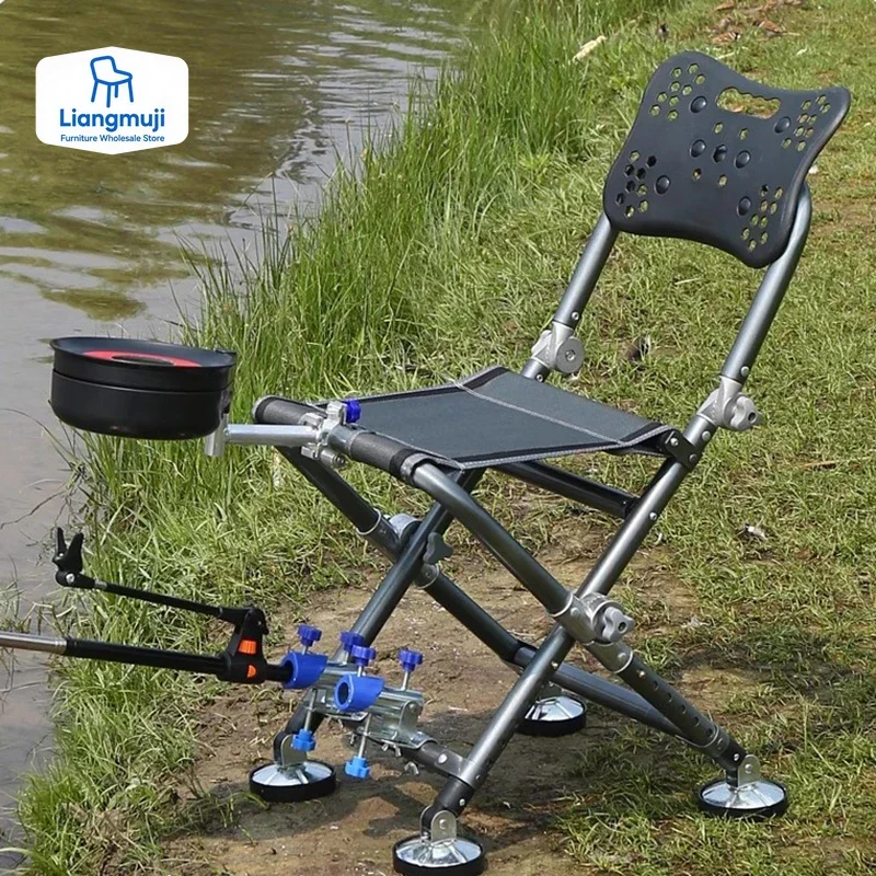 Hunting And Fishing Outdoor Chairs - Silla de Pesca Plegable Multifuncional, Silla