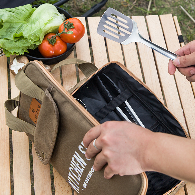 Outdoor Hunting Kitchen - Juego de Utensilios de Cocina para