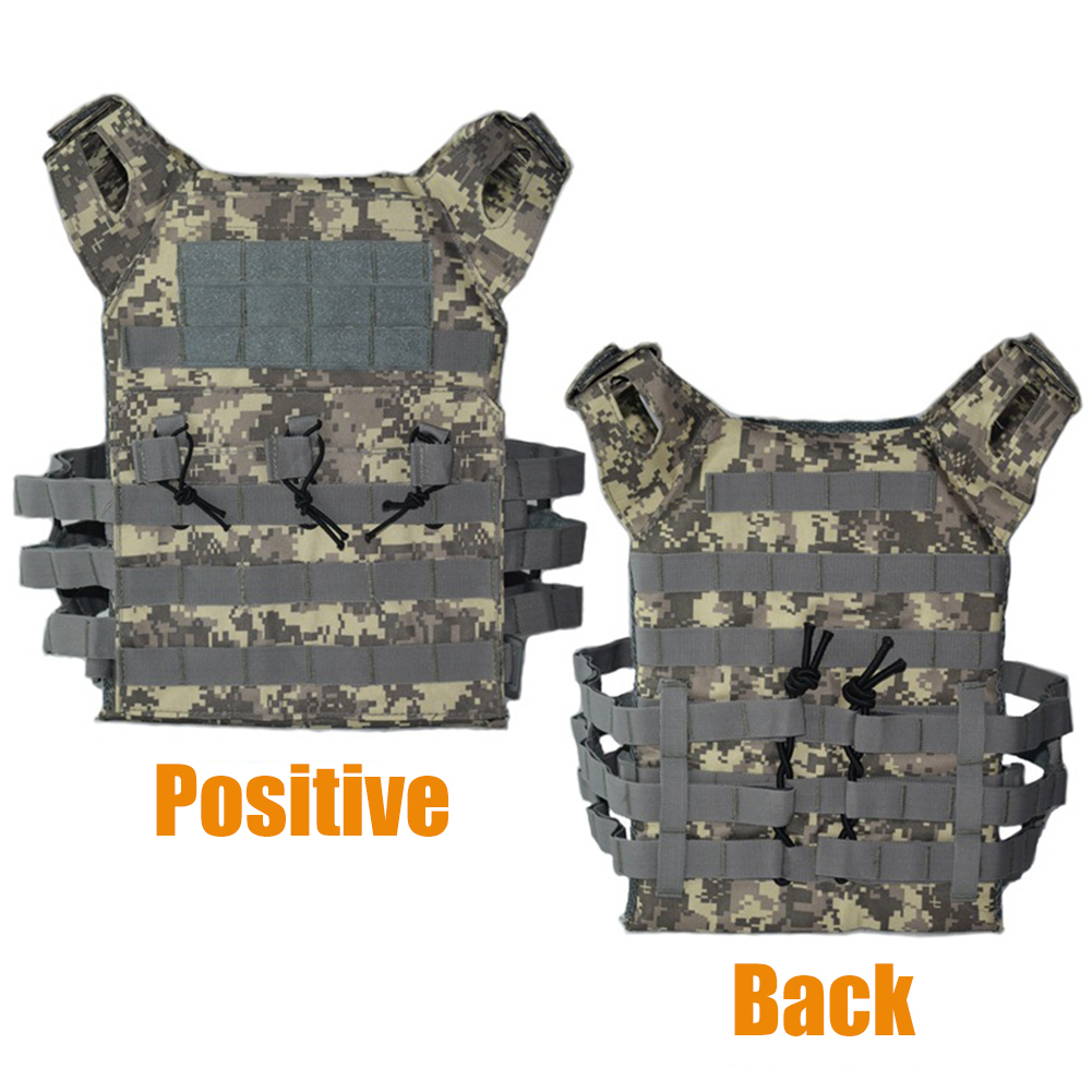 Outdoor Hunting Equipment - Chaleco Táctico Militar Ligero, Impermeable, JPC