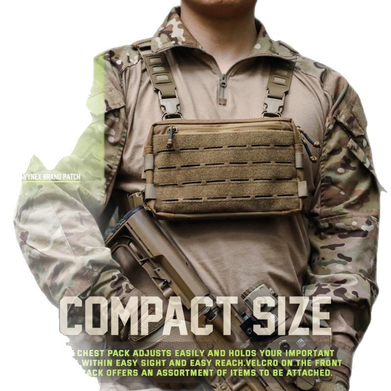 Outdoor Hunting Equipment - Bolsa Táctica Unisex para el Pecho,