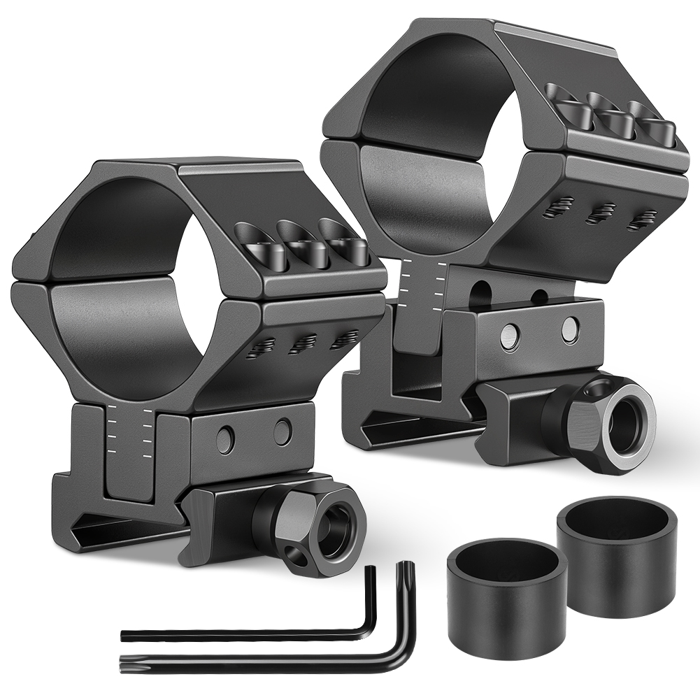 Outdoor Hunting Range - Anillas para Mira Telescópica UniqueFire, 1