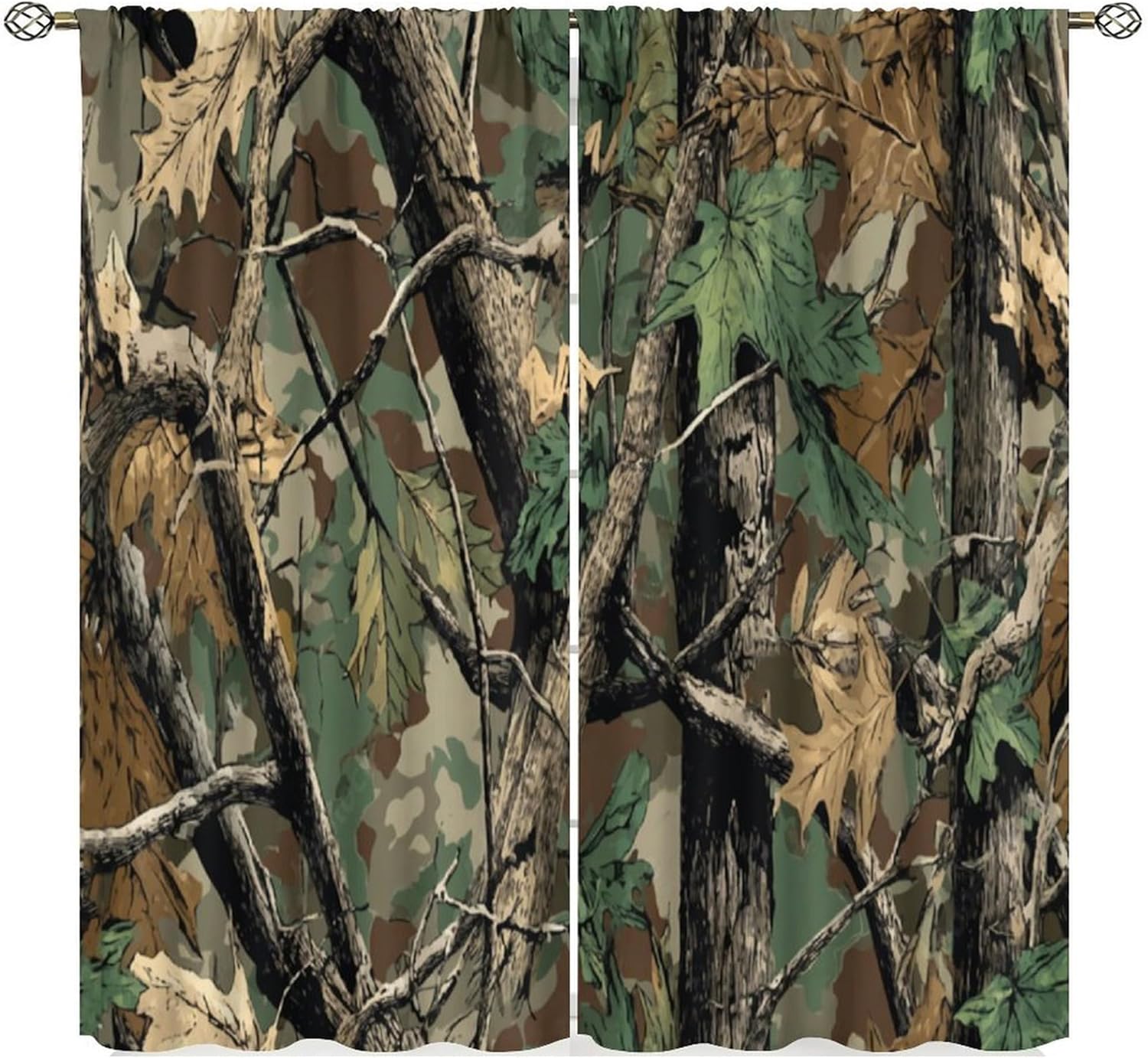 Hunting And Camping In Forest - Cortinas de Camuflaje Forestal, Cortina para