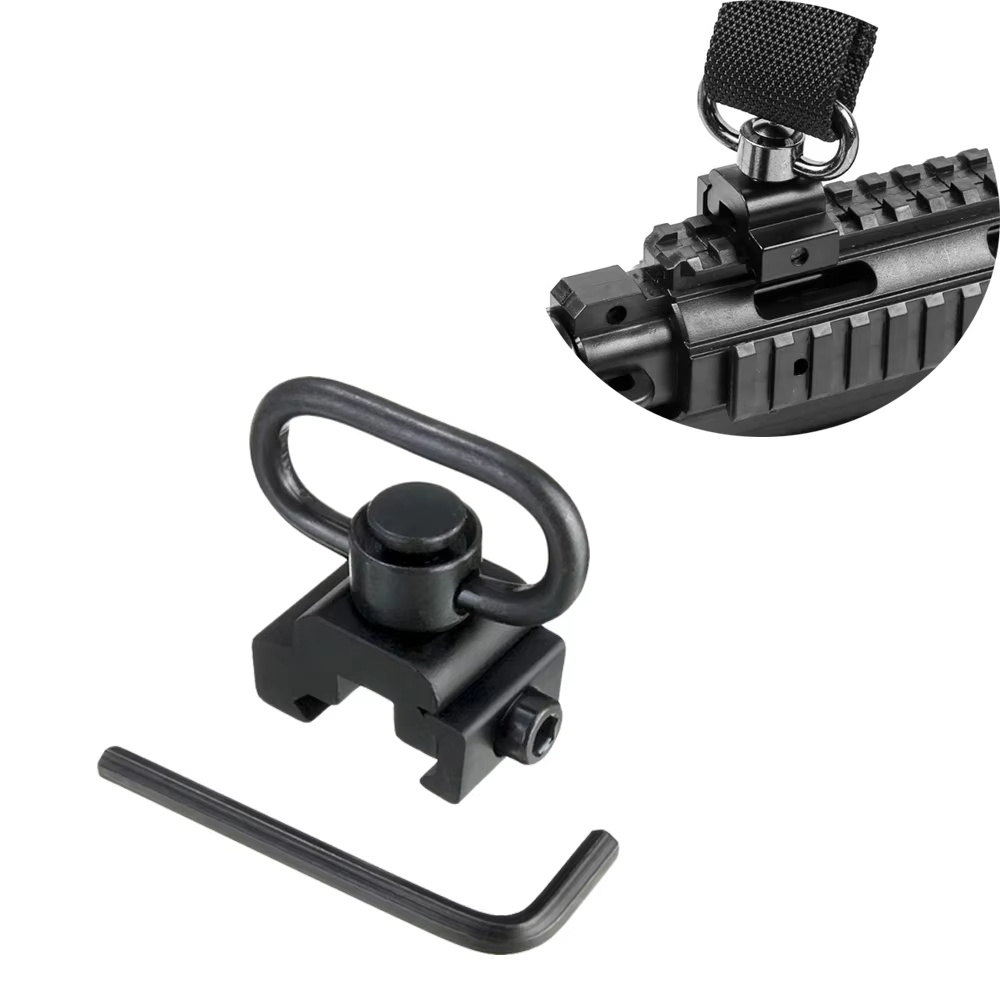 Rifle Sling Swivel - Adaptador de Montaje Giratorio QD para