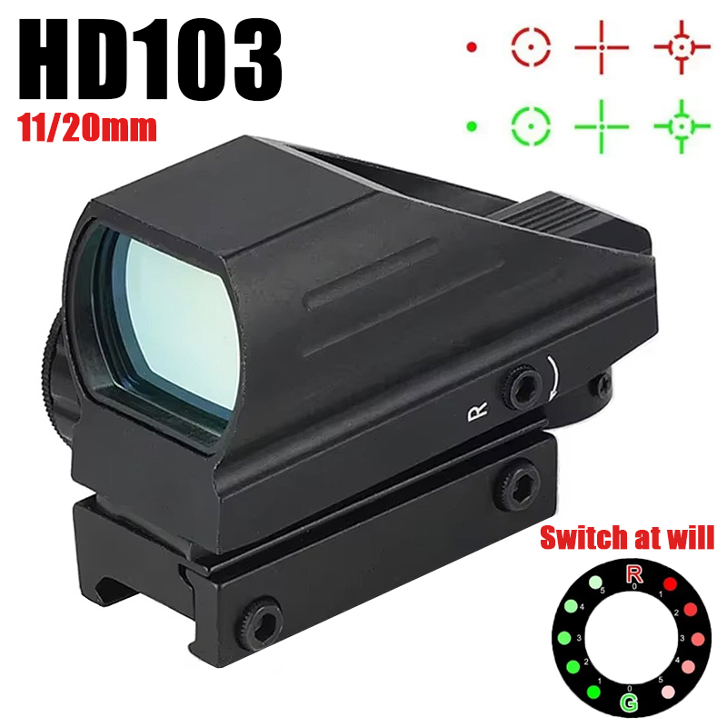 Outdoor Hunting Range - Mira óptica táctica HD103, punto rojo