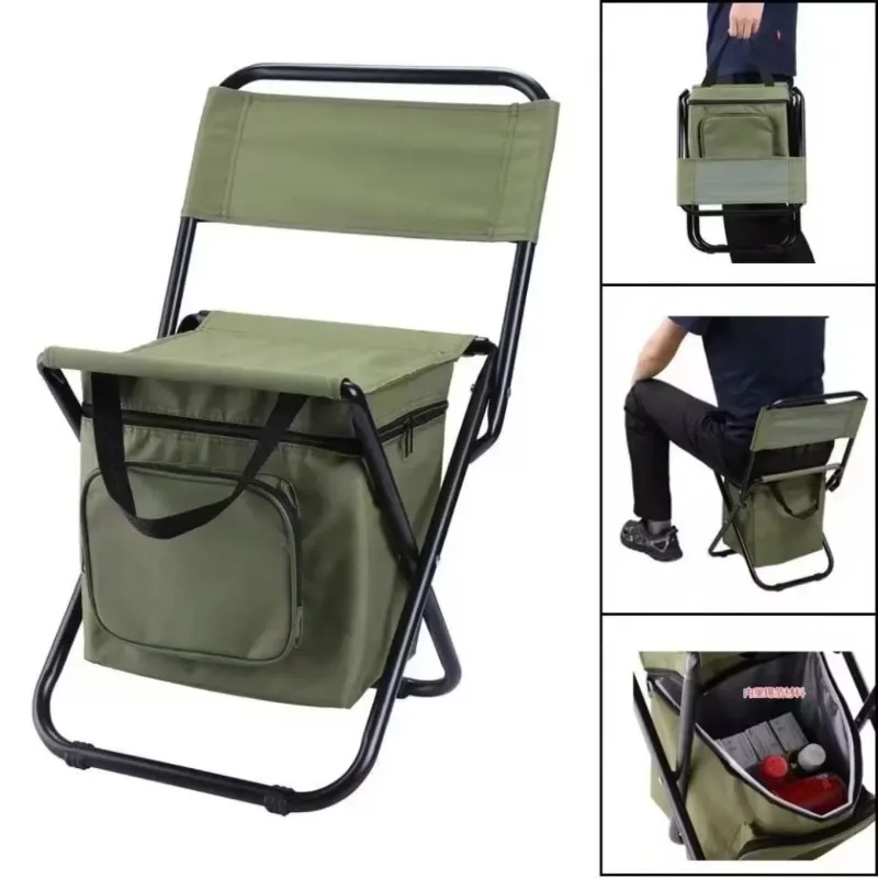 Hunting And Fishing Outdoor Chairs - Silla de pesca plegable portátil desmontable,