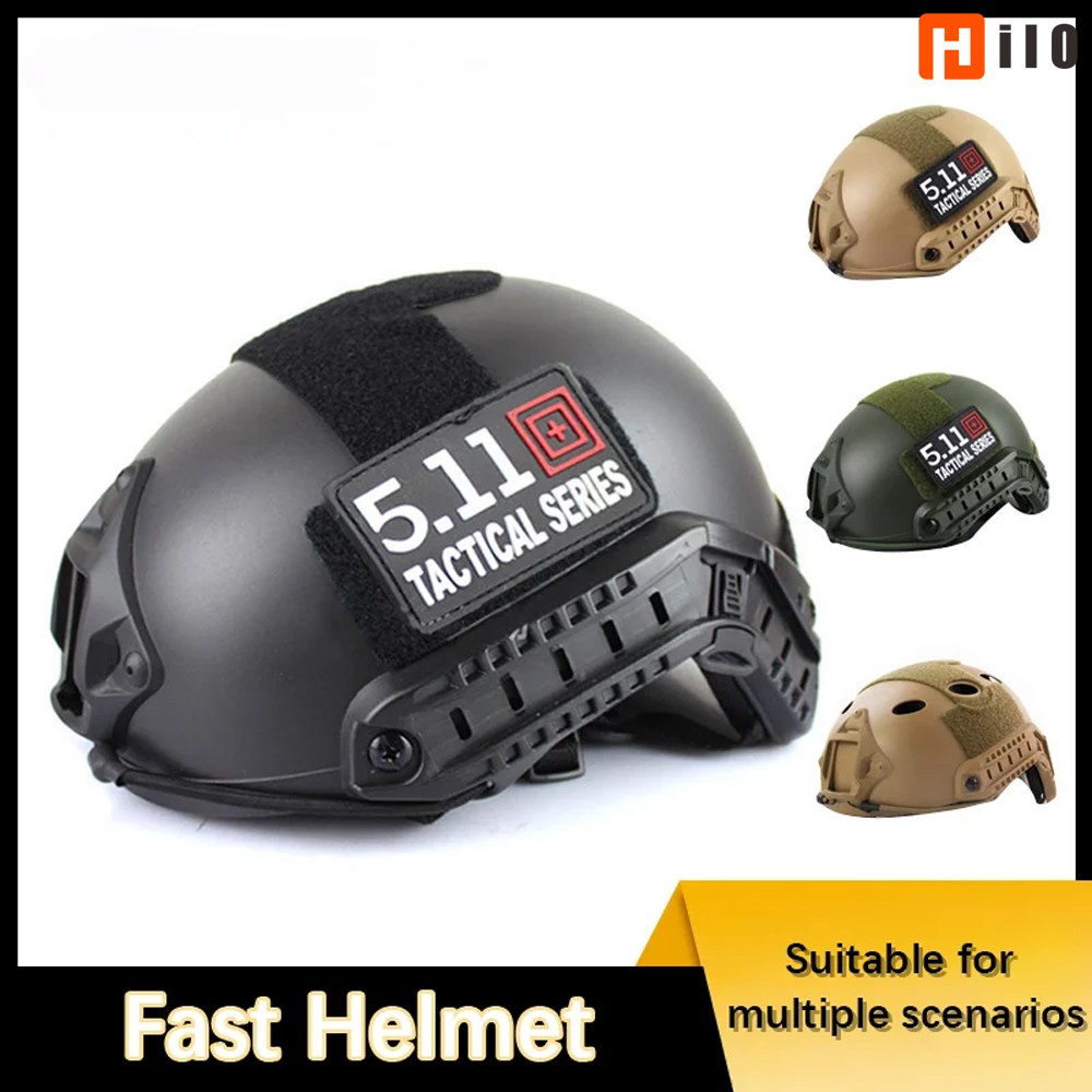 Outdoor Hunting Equipment - Casco Hilo FAST Riot, casco táctico