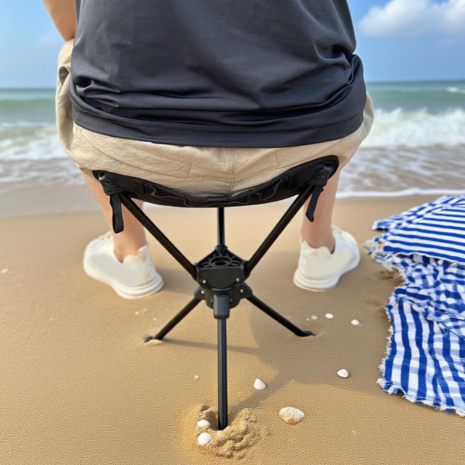 Hunting And Fishing Outdoor Chairs - Silla de Camping giratoria plegable portátil,