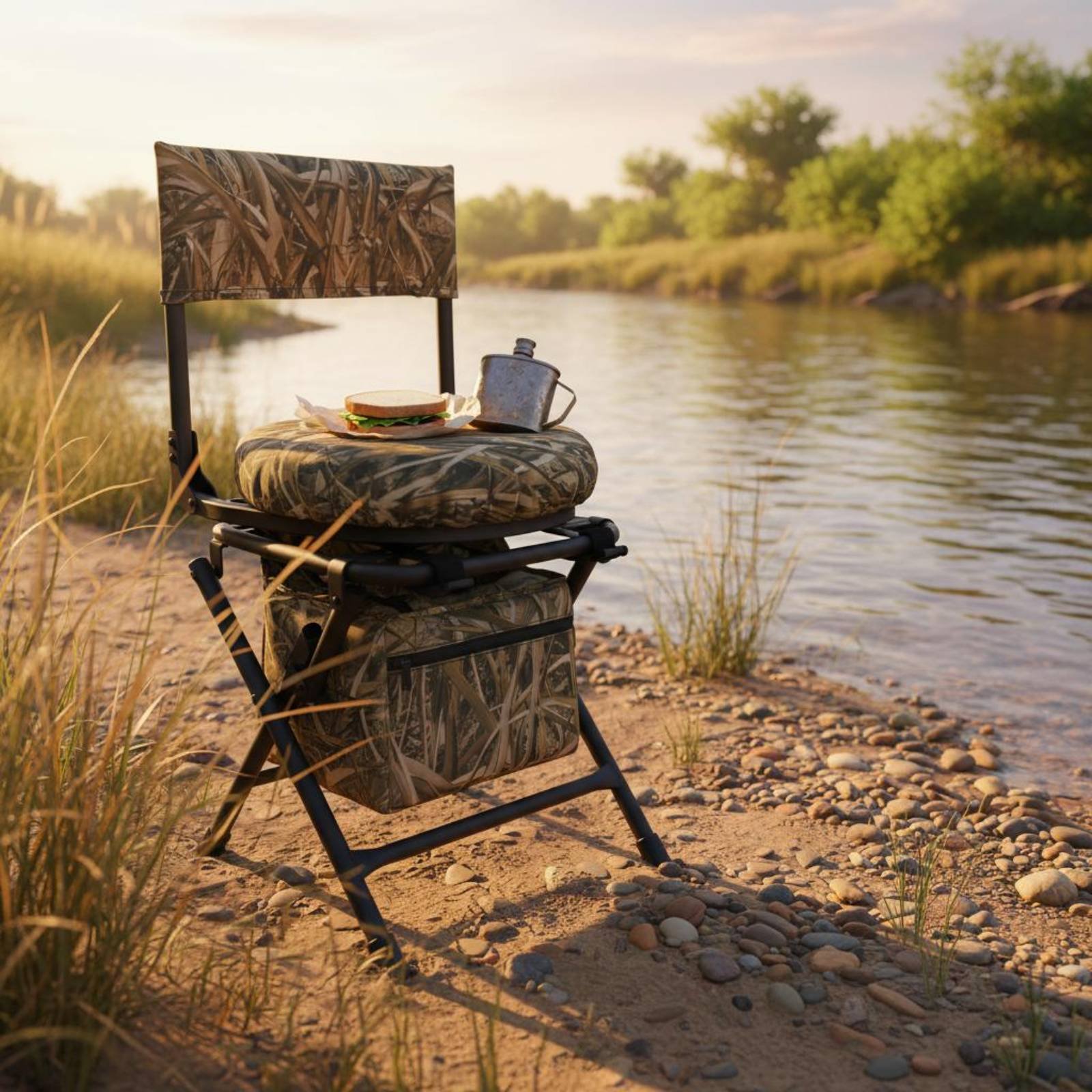 Hunting And Fishing Outdoor Chairs - Silla de Pesca Plegable, Taburete de