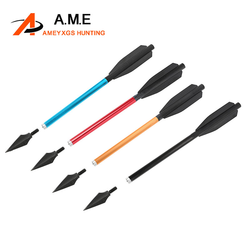 Crossbow Bolt Broadhead - Flecha de aluminio para ballesta, tiro