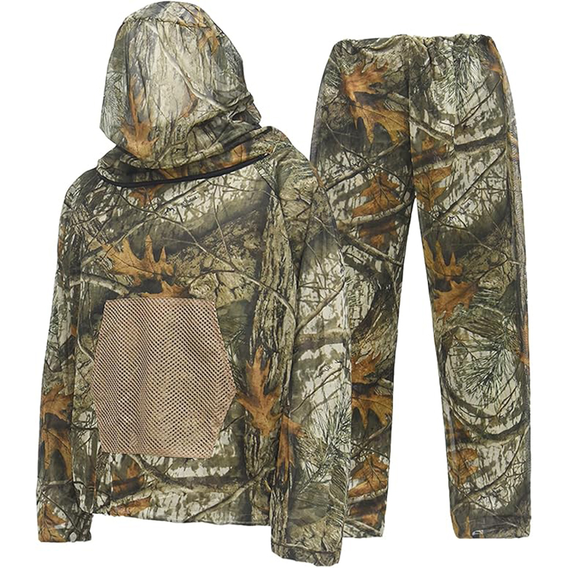 Outdoor Hunting Hoodie - Conjunto de sudadera con capucha antimosquitos
