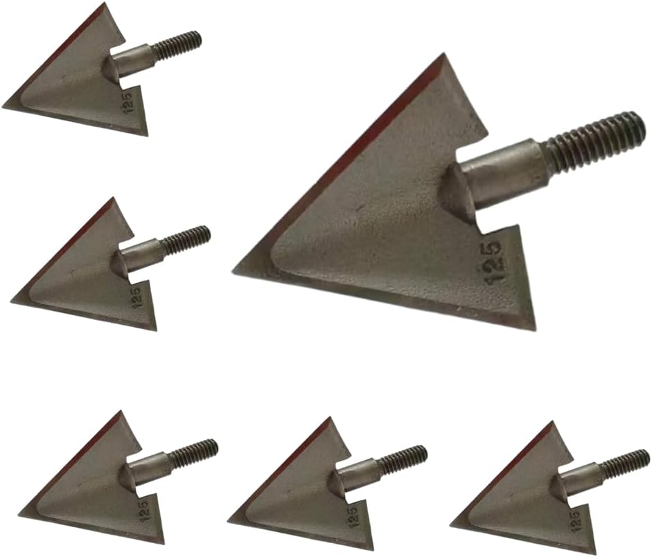 Crossbow Bolt Broadhead - 6 Cuchillas de Caza de 125