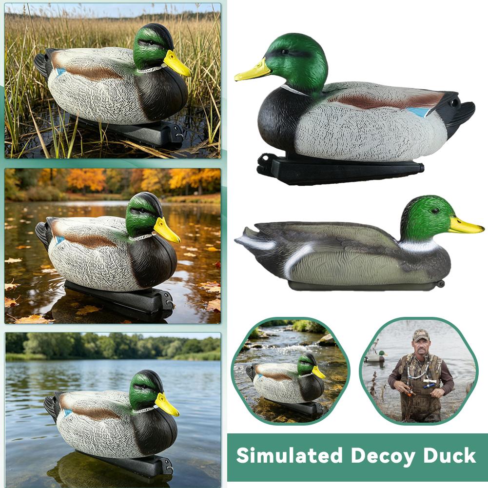 Decoy Duck Plastic - Señuelo de Pato Flotante 3D Realista