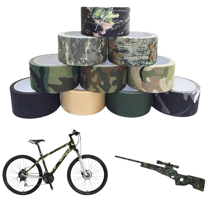 Outdoor Hunting Rifle - Cinta de camuflaje multifuncional de 5M/10M,