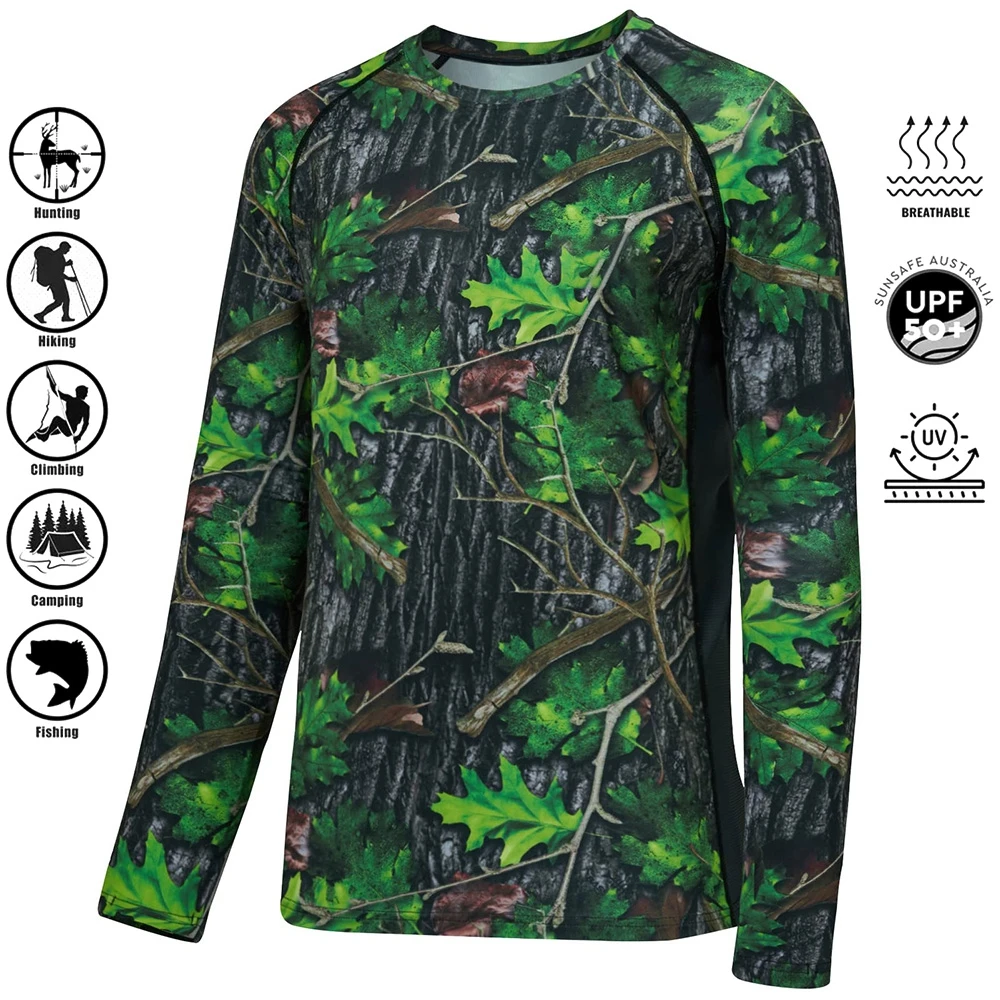 Hunting And Camping In Forest - ﻿ ﻿ Camiseta de camuflaje para