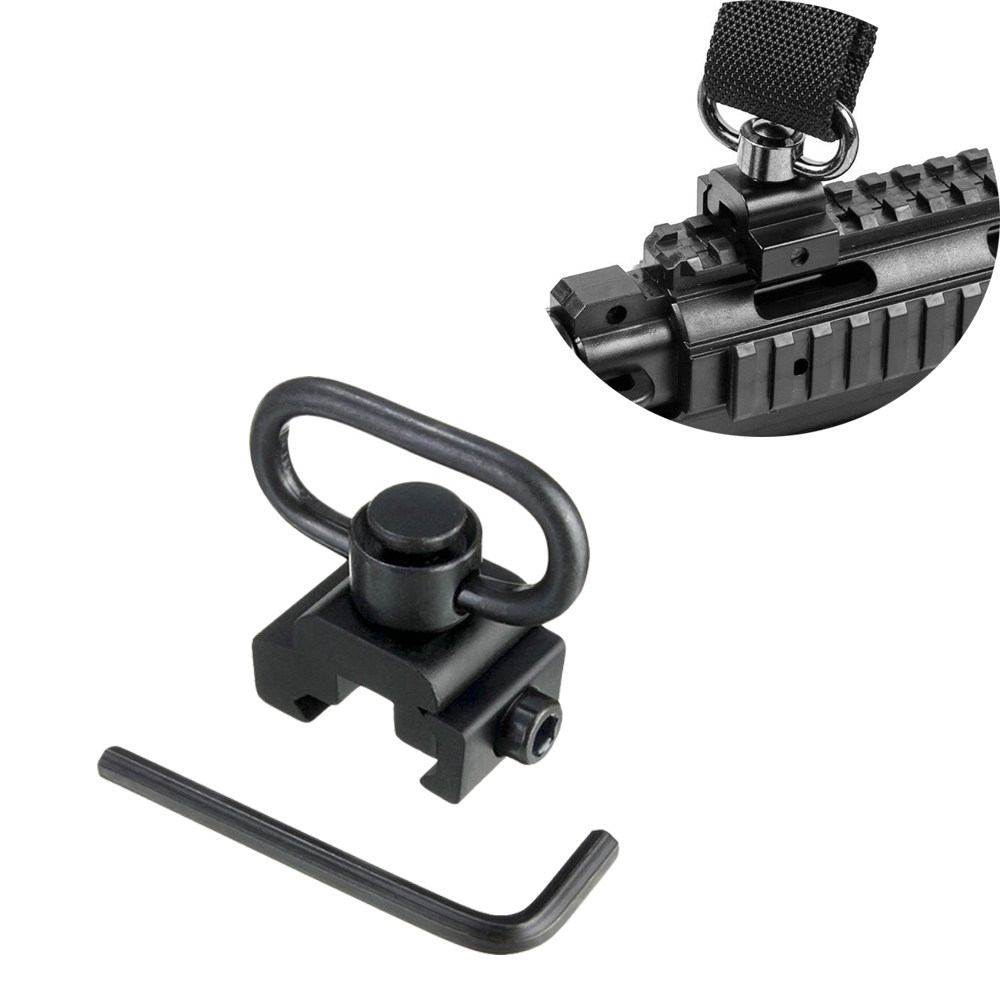 Rifle Sling Swivel - Adaptador de montaje giratorio de liberación
