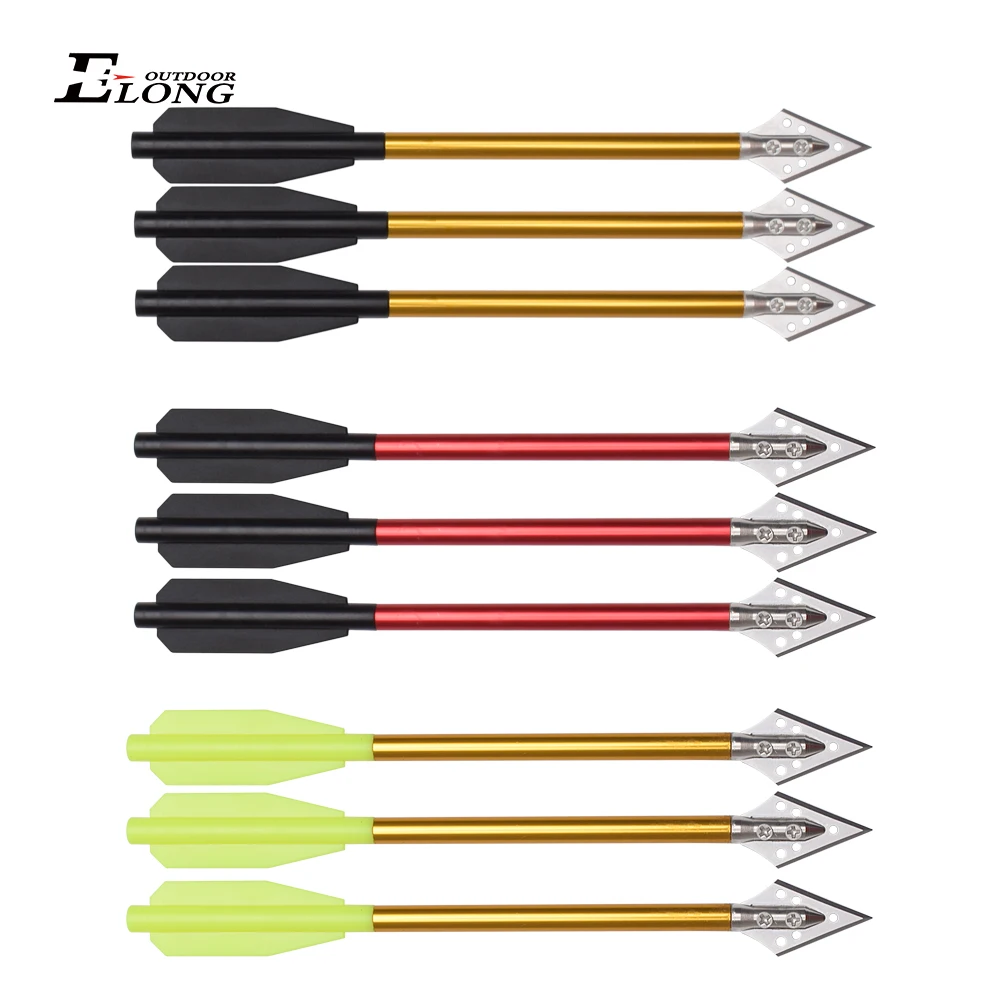 Crossbow Bolt Broadhead - 3 uds flechas de pernos de