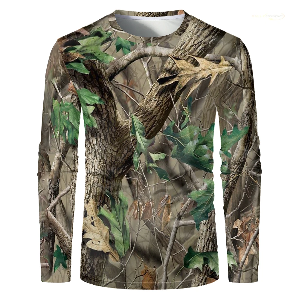 Camiseta de camuflaje para hom - Hunting And Camping In Forest reseña y precio