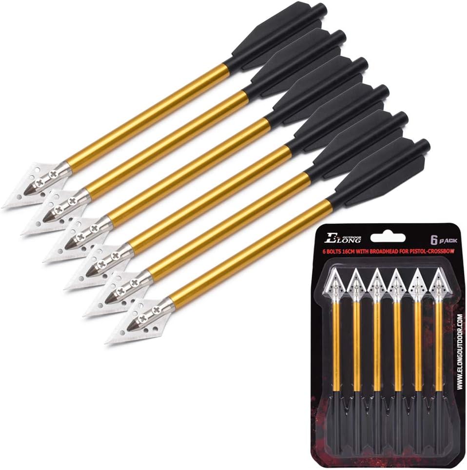 Pernos de ballesta de aluminio - Crossbow Bolt Broadhead reseña y precio