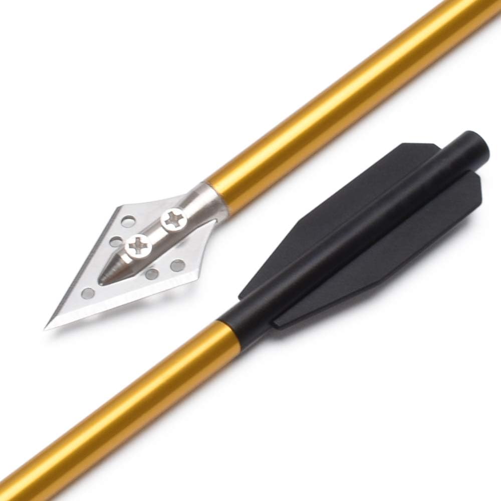 Pernos de ballesta de aluminio - Crossbow Bolt Broadhead reseña y precio