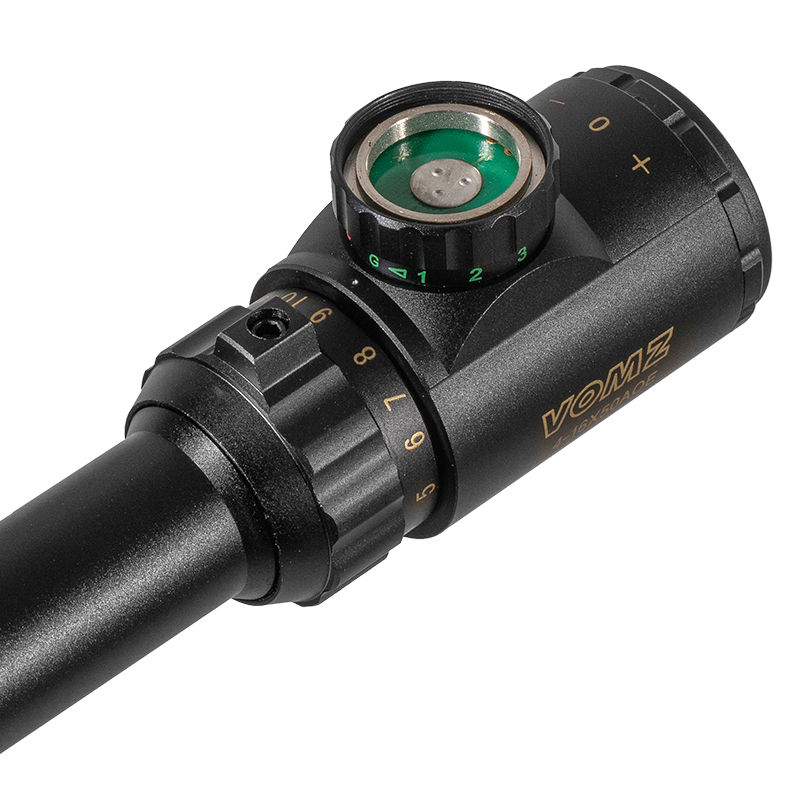 VOMZ 4-16X50 AOE Scope óptica  - Outdoor Hunting Range reseña y precio