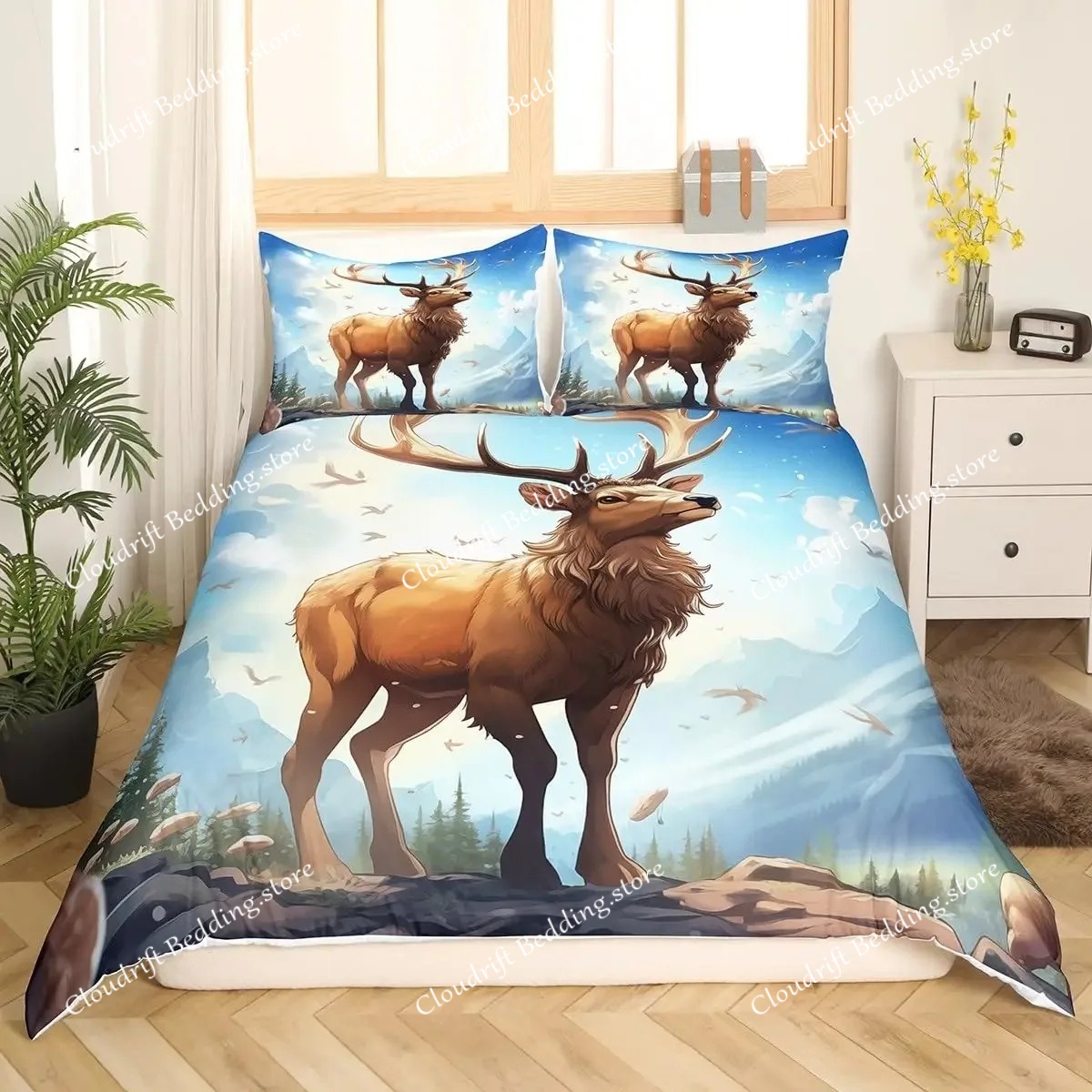 Funda de Edredón con Diseño de - Hunting And Camping In Forest reseña y precio