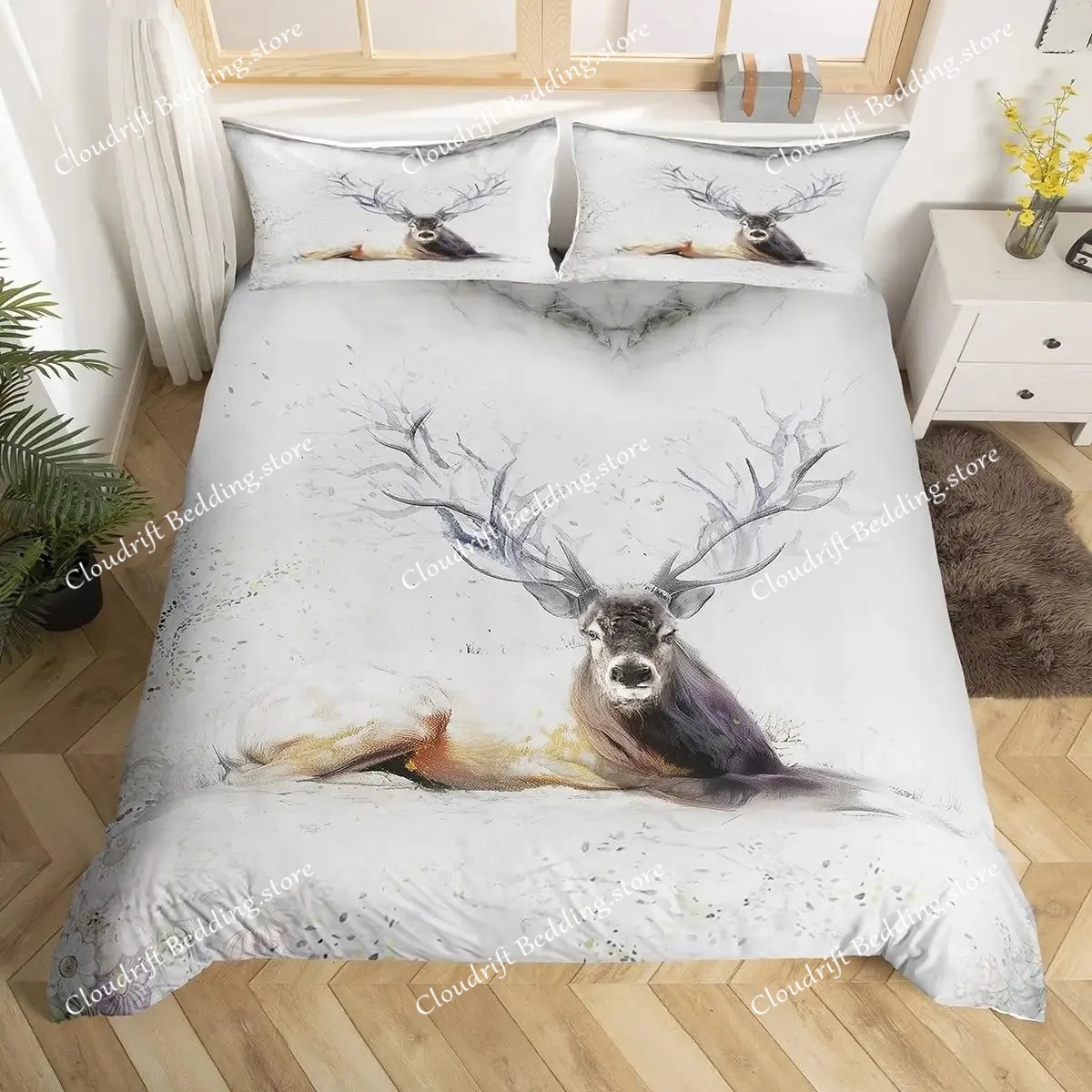 Funda de Edredón con Diseño de - Hunting And Camping In Forest reseña y precio