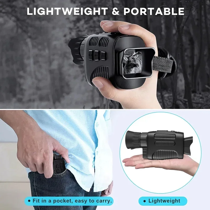 Visión nocturna monocular HD d - Outdoor Hunting Range reseña y precio