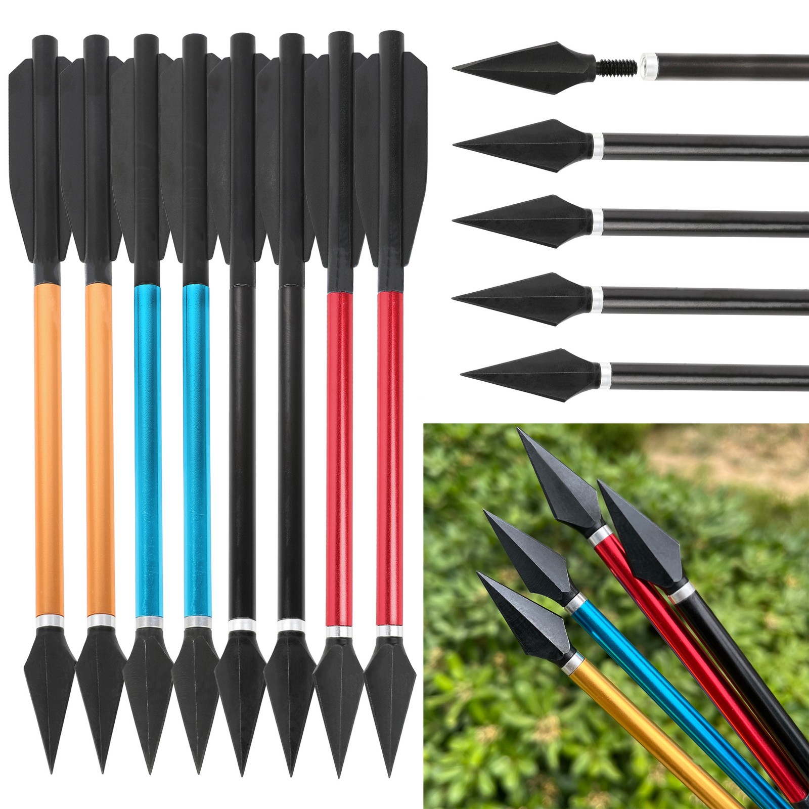 Pernos de tiro con arco de 6,7 - Crossbow Bolt Broadhead reseña y precio