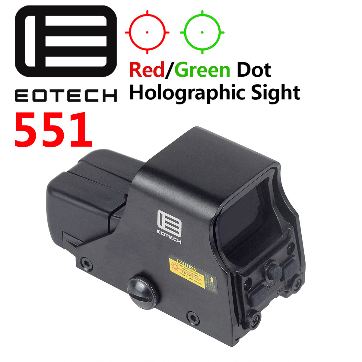 Mira Holográfica Eotech 551 55 - Outdoor Hunting Range reseña y precio