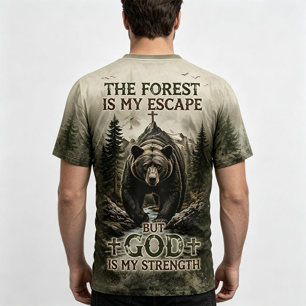 Camiseta Vintage para Hombre c - Hunting And Camping In Forest reseña y precio