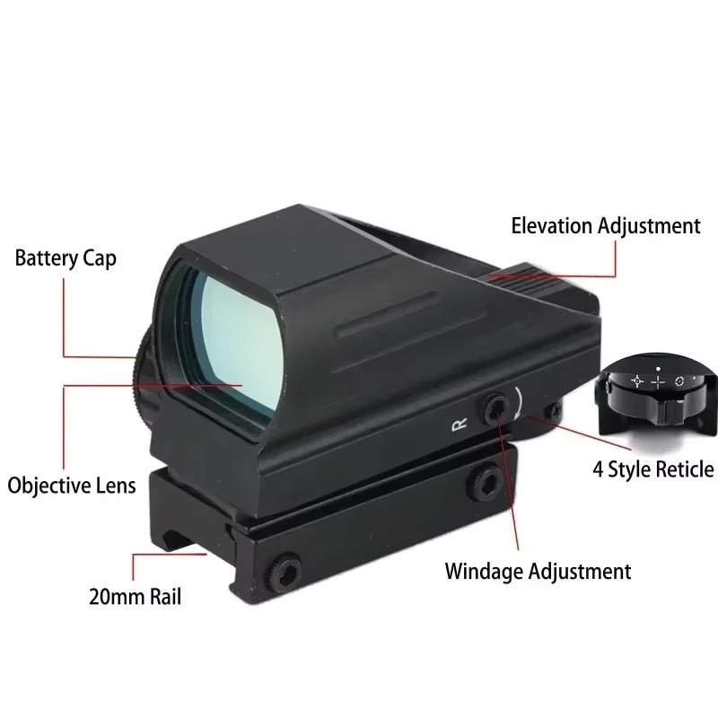 Mira óptica táctica HD103, pun - Outdoor Hunting Range reseña y precio