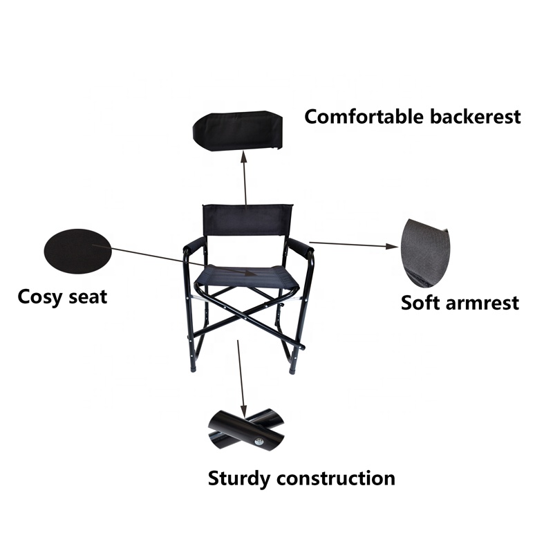 Silla de Director Plegable Por - Hunting And Fishing Outdoor Chairs reseña y precio