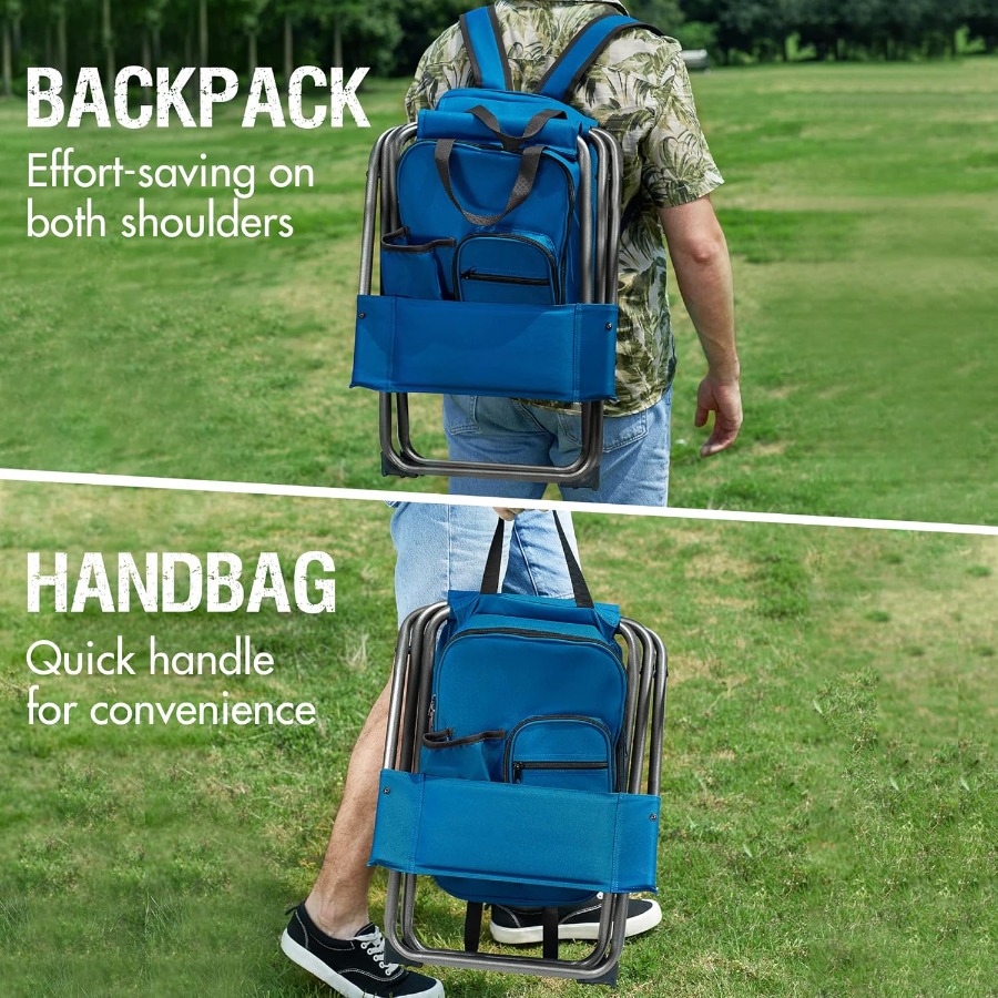 Mochila más fresca con respald - Hunting And Fishing Outdoor Chairs reseña y precio