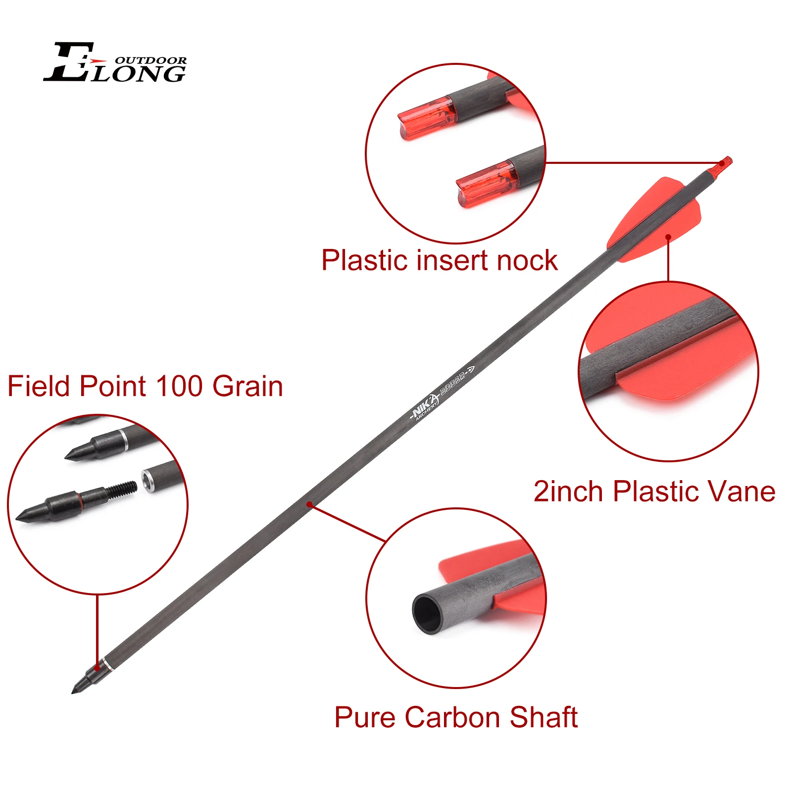 12 Uds. Pernos de ballesta R9  - Crossbow Bolt Broadhead reseña y precio