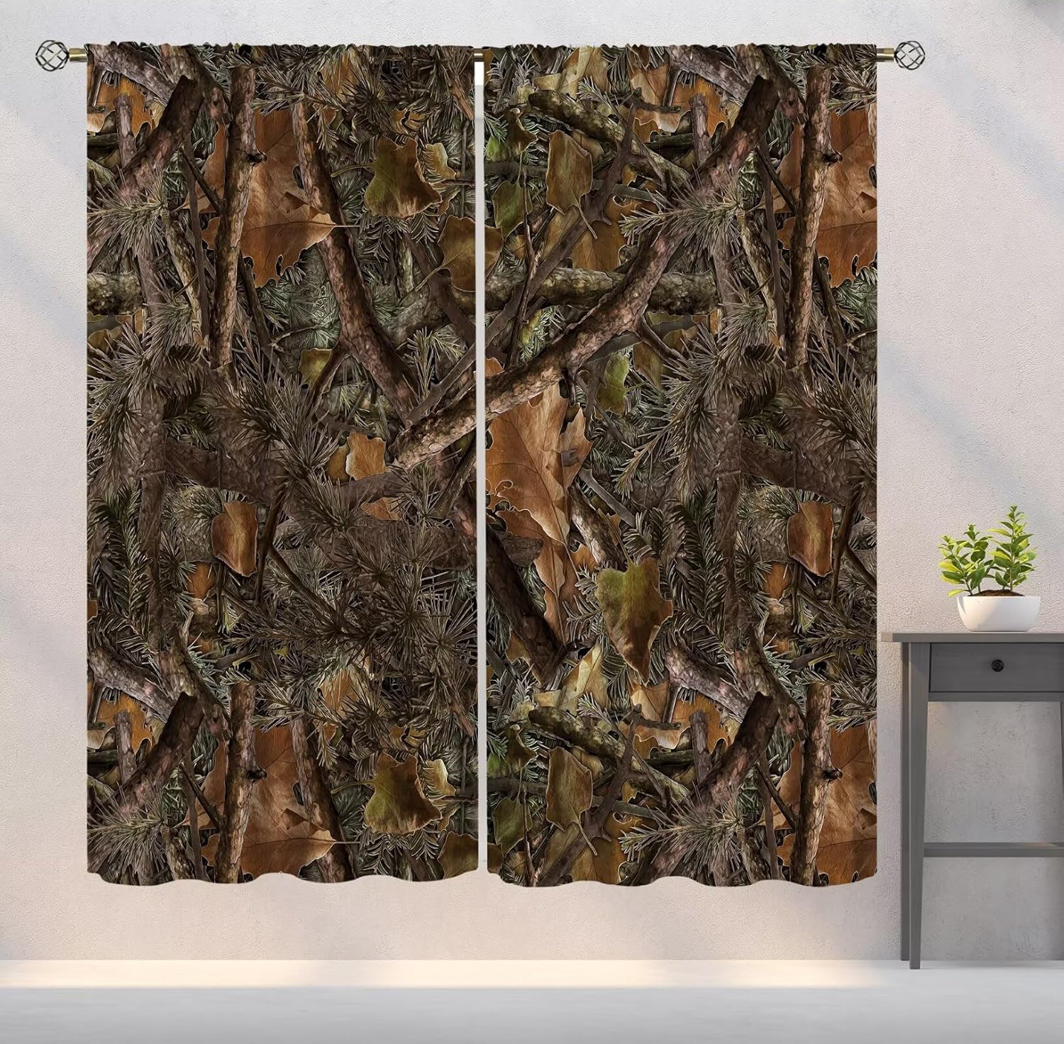 Cortinas opacas de bosque de c - Hunting And Camping In Forest reseña y precio
