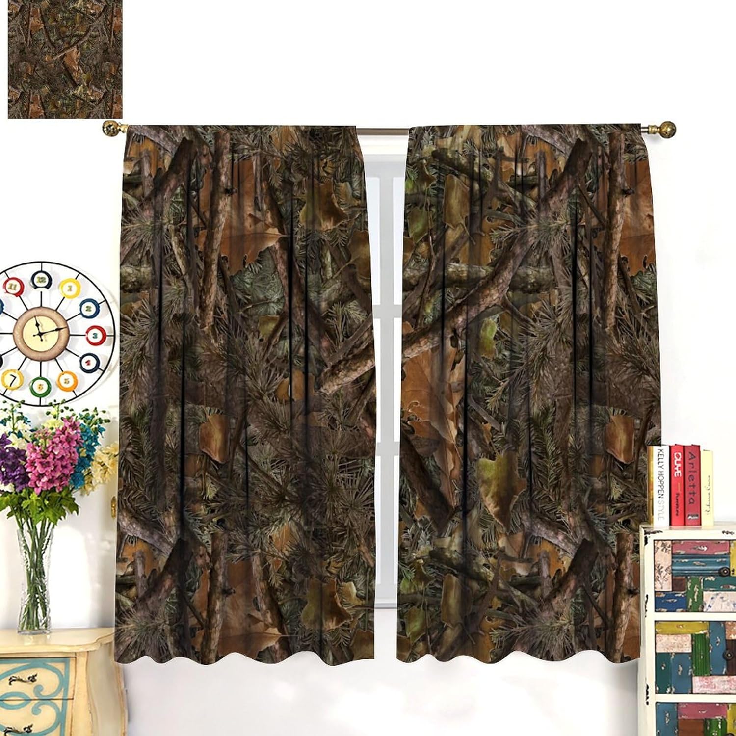Cortinas opacas de bosque de c - Hunting And Camping In Forest reseña y precio