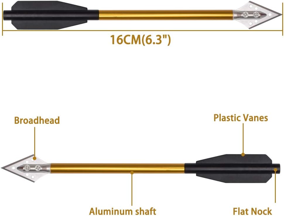 Pernos de ballesta de aluminio - Crossbow Bolt Broadhead reseña y precio