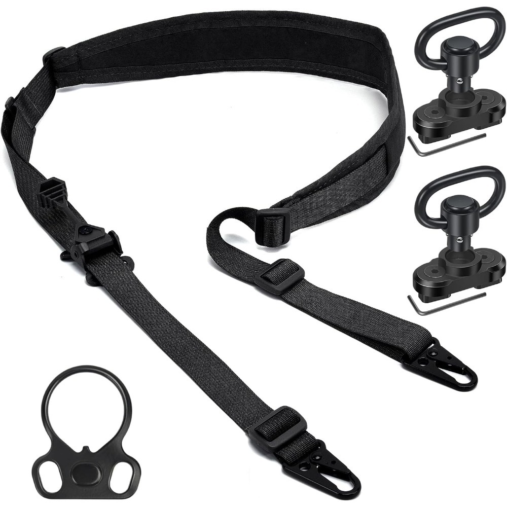 Correa Táctica de 2 Puntos par - Rifle Sling Swivel reseña y precio