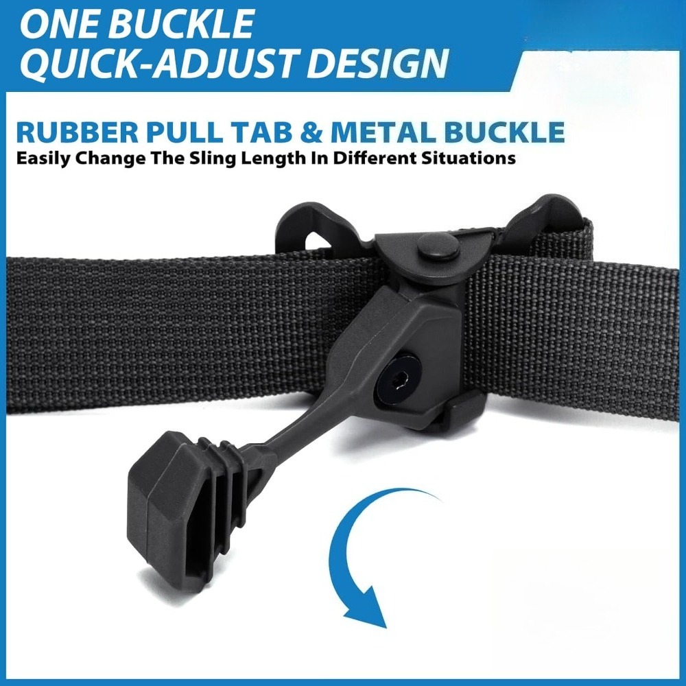 Correa Táctica de 2 Puntos par - Rifle Sling Swivel reseña y precio