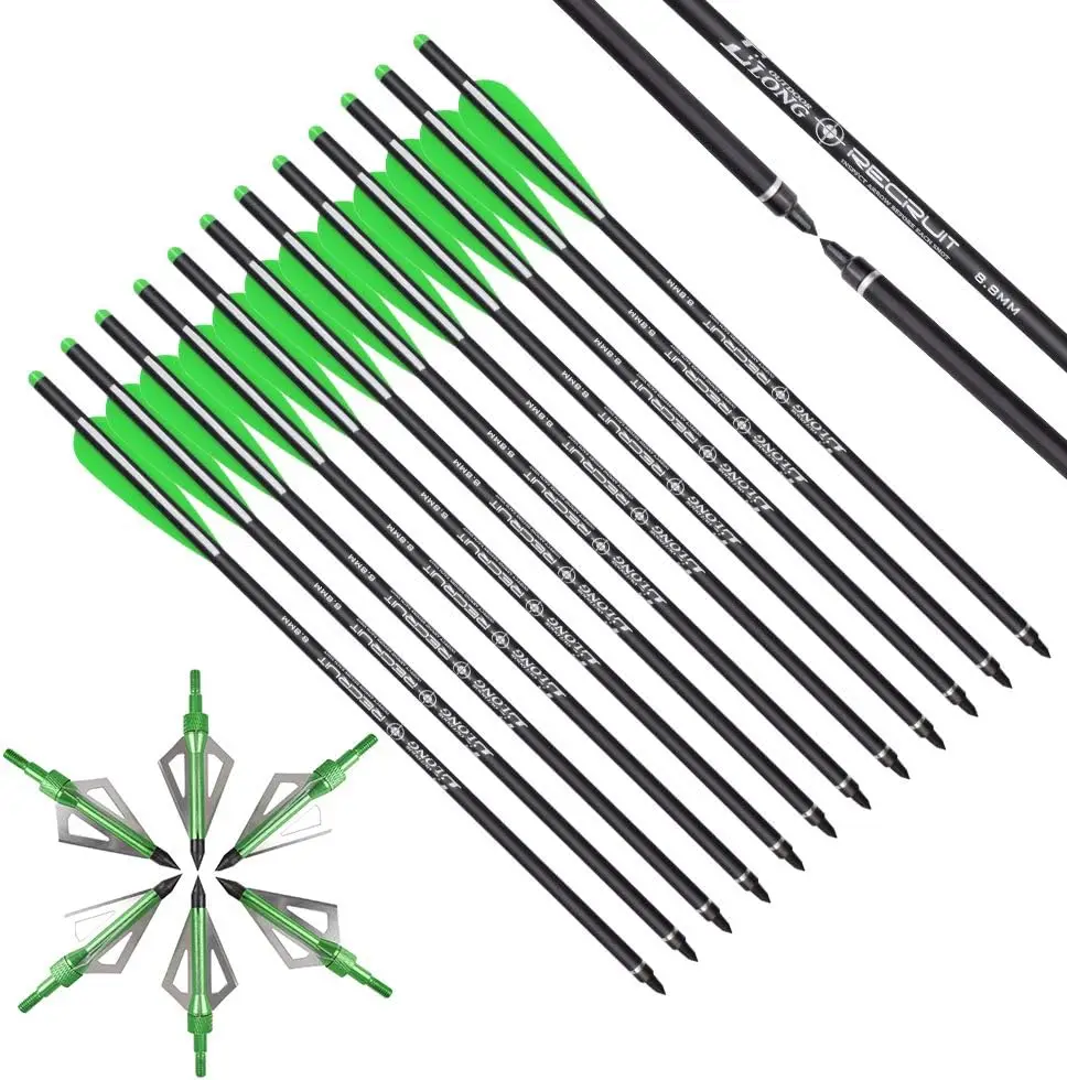 Pernos de ballesta Elong de ca - Crossbow Bolt Broadhead reseña y precio