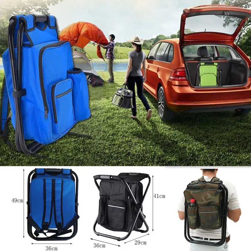 Silla de pesca plegable 2 en 1 - Hunting And Fishing Outdoor Chairs reseña y precio