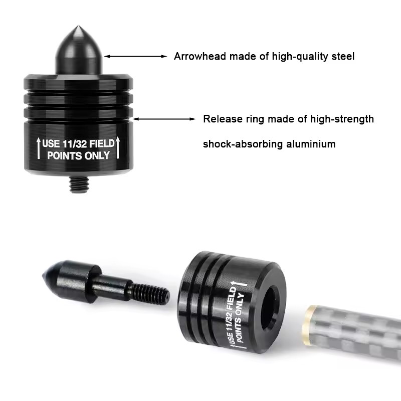 Punta de flecha de acero inoxi - Crossbow Bolt Broadhead reseña y precio