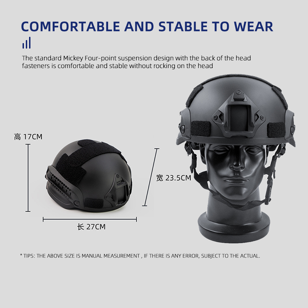 Casco táctico BOOIU MICH 2002, - Outdoor Hunting Equipment reseña y precio