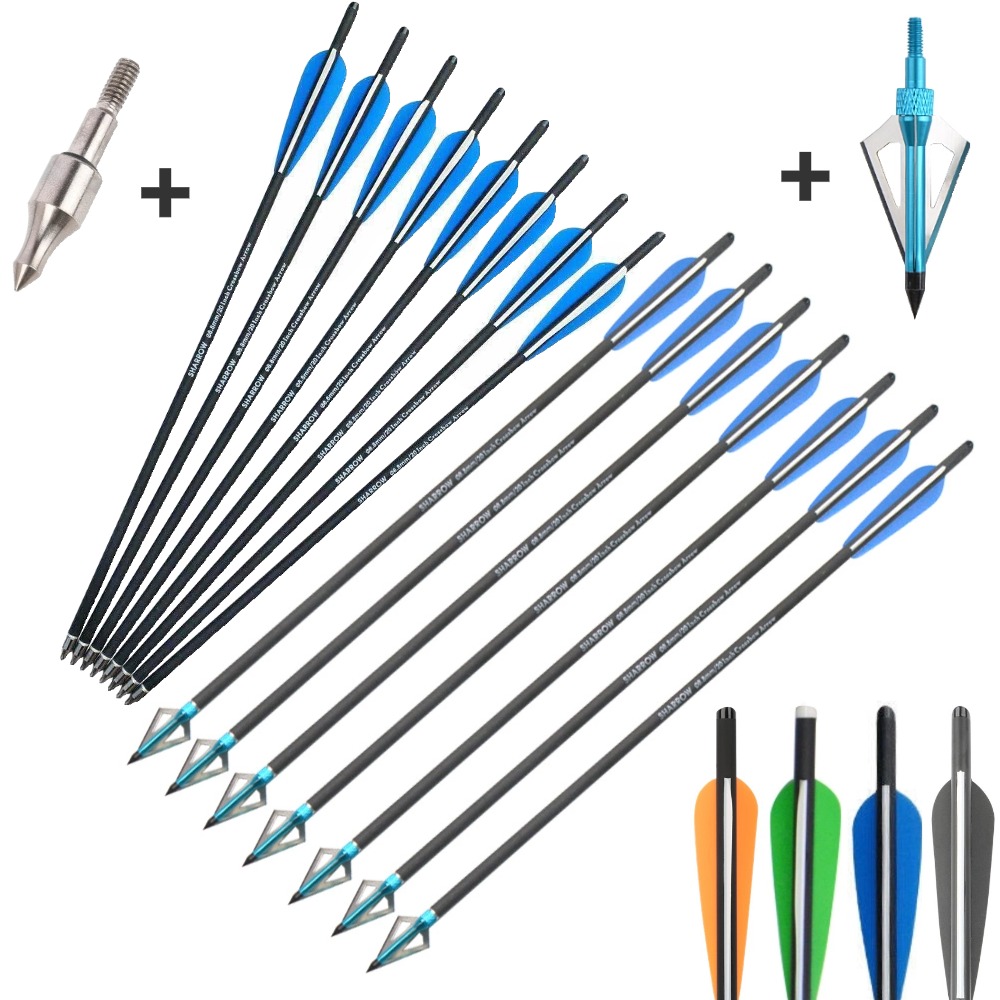6/12 Uds 16/17/18/20/21/22 pul - Crossbow Bolt Broadhead reseña y precio