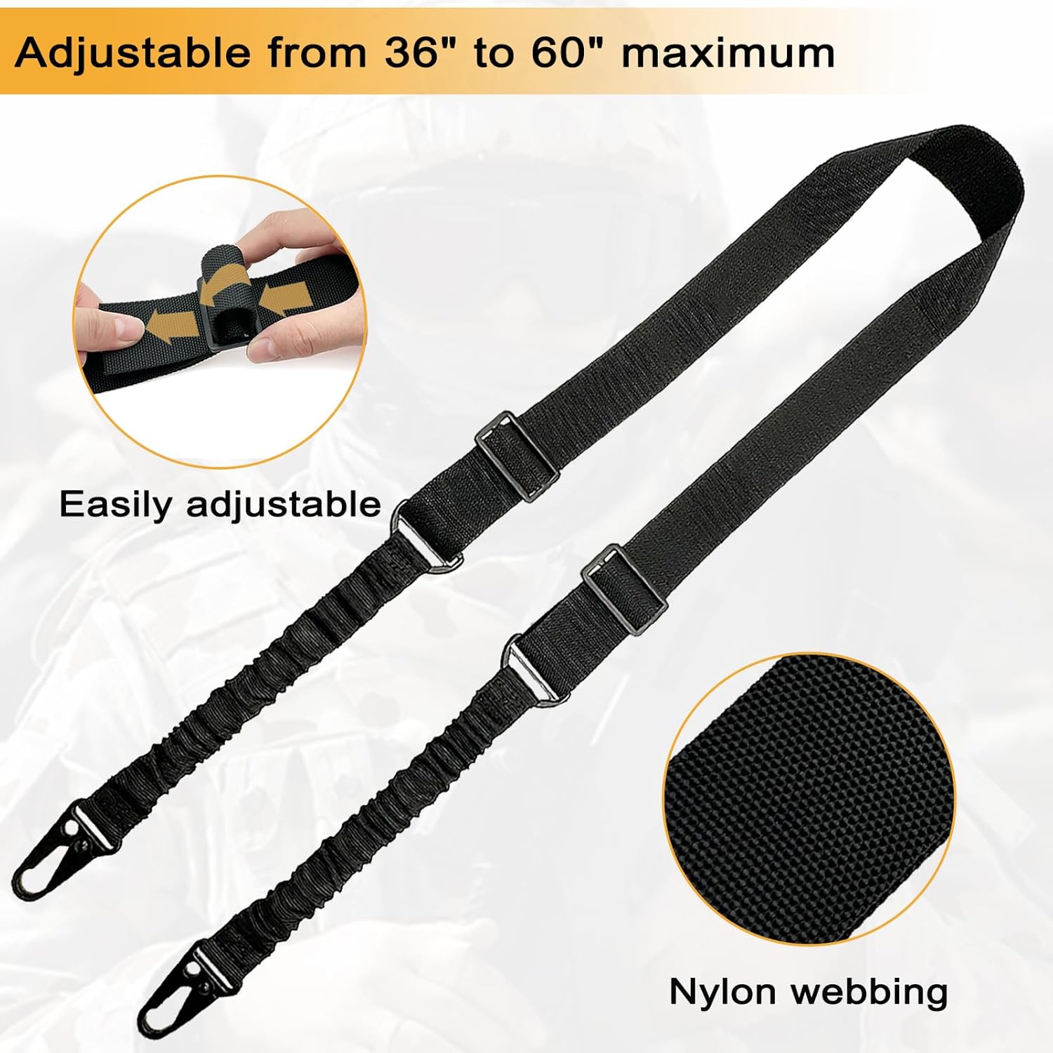 Eslinga para Rifle QD de 2 pun - Rifle Sling Swivel reseña y precio
