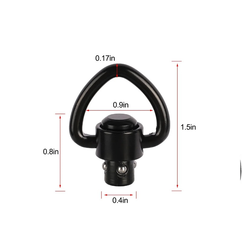 1/2 Uds. Botón pulsador para R - Rifle Sling Swivel reseña y precio