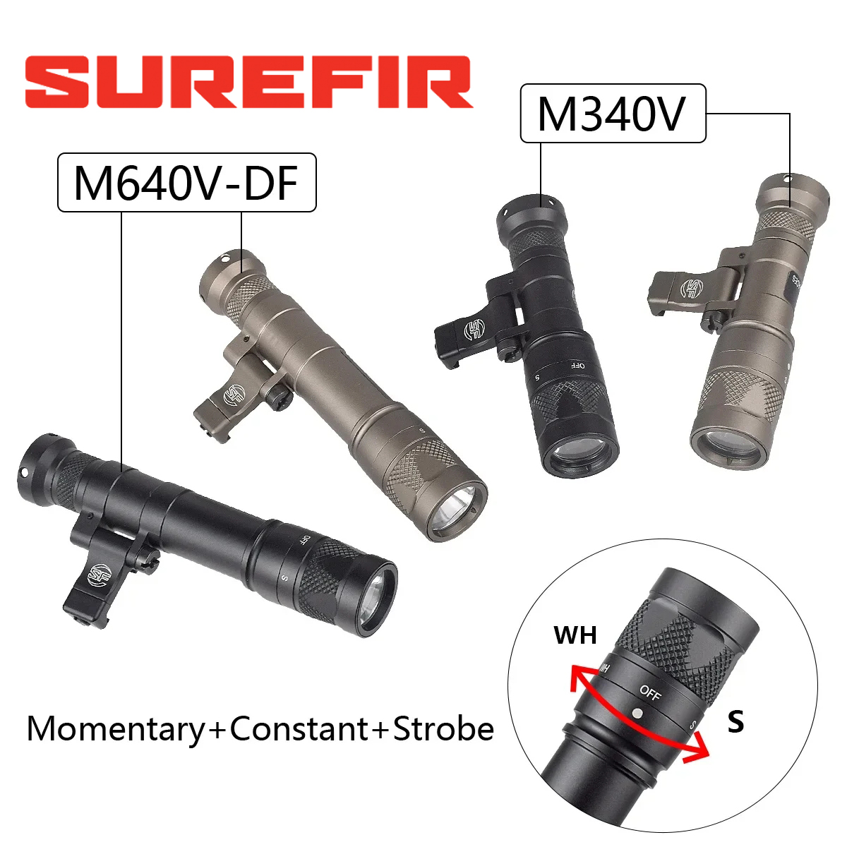 Linterna SureFire M600 M340 DF - Hunting Outdoor Store reseña y precio