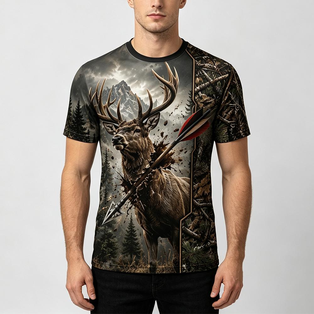 Nueva Camiseta de Caza para Ho - Hunting And Camping In Forest reseña y precio