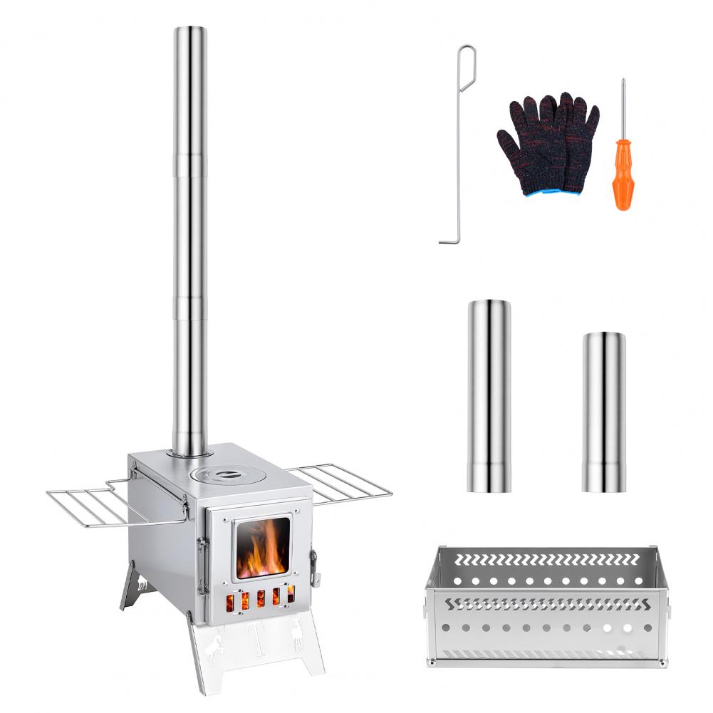 Estufa de Leña Portátil Plegab - Outdoor Hunting Heater reseña y precio