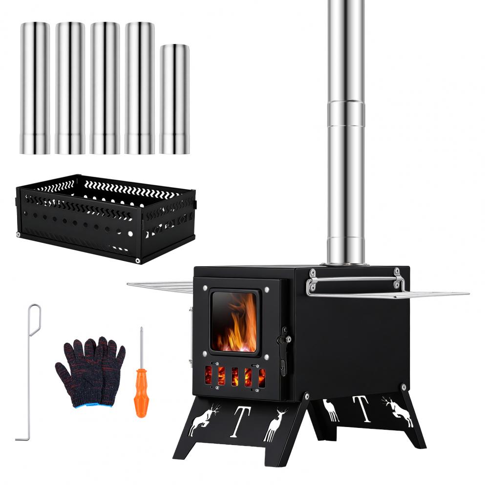 Estufa de Leña Portátil Plegab - Outdoor Hunting Heater reseña y precio